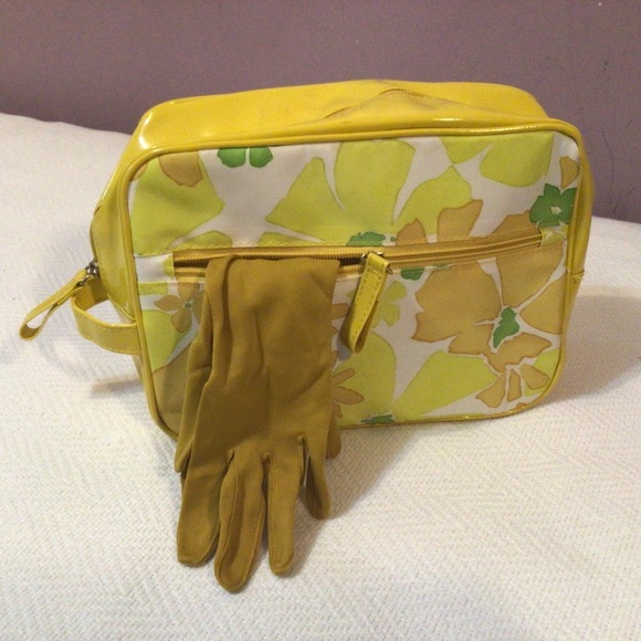 Vintage Bags Vintage Yellow Shoe Bag Poshmark